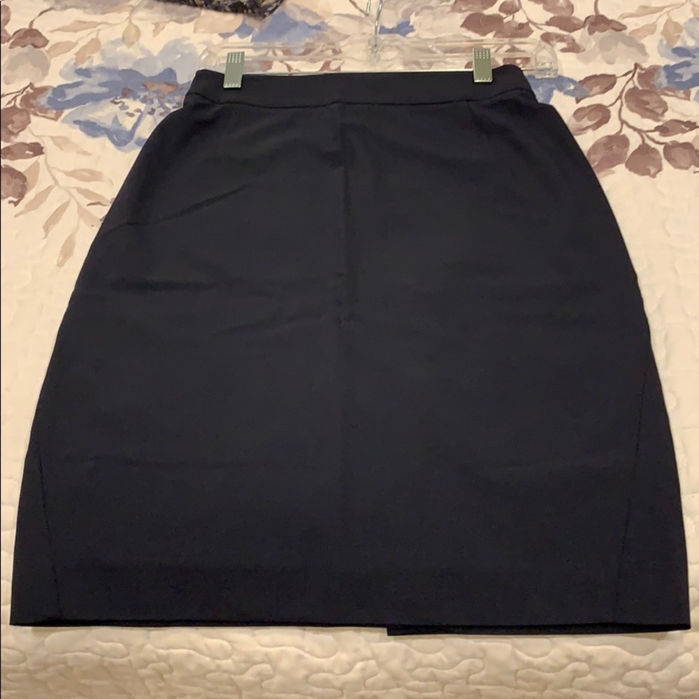 Theory dark blue pencil skirt